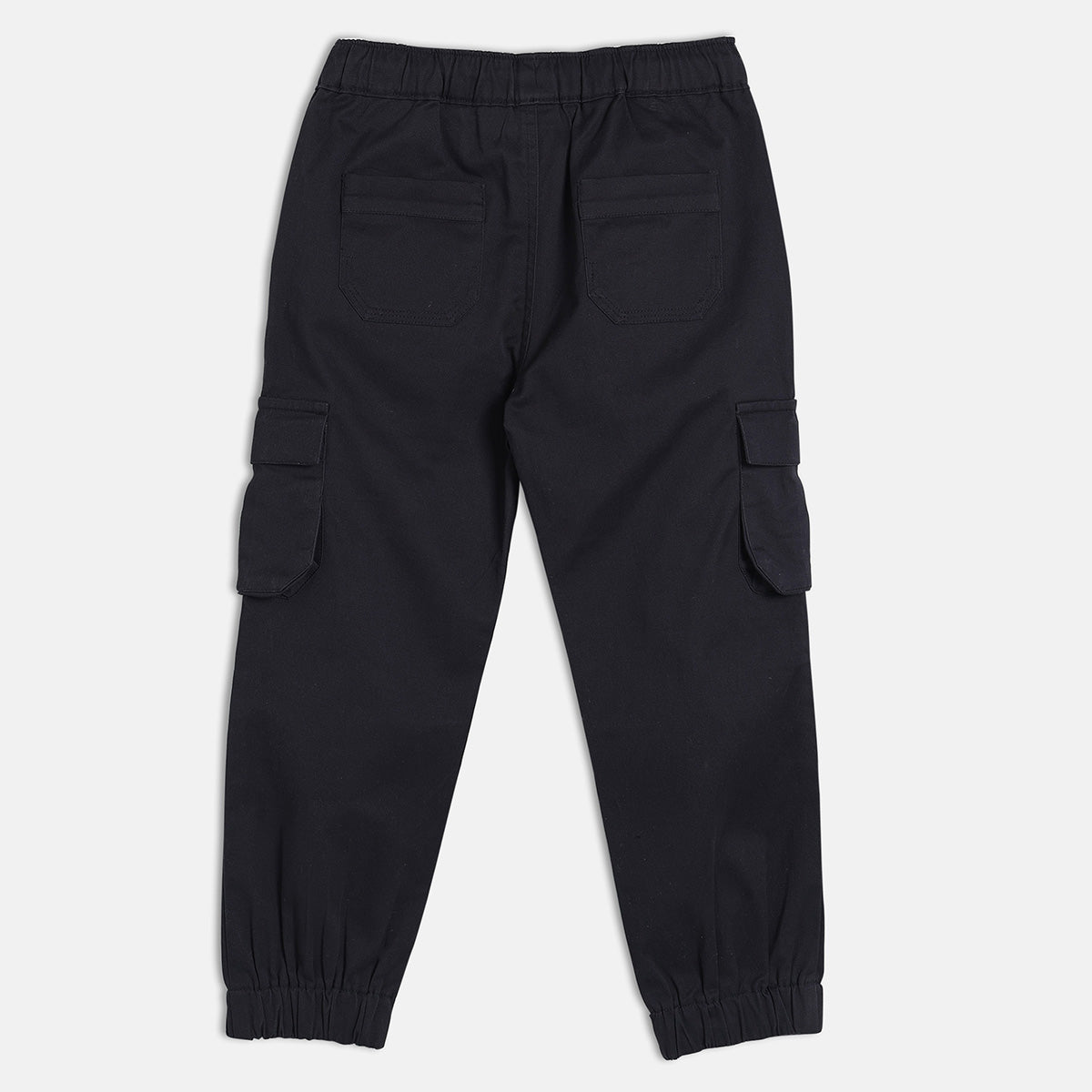 Boys Navy Elasticated Full Length Woven Pant