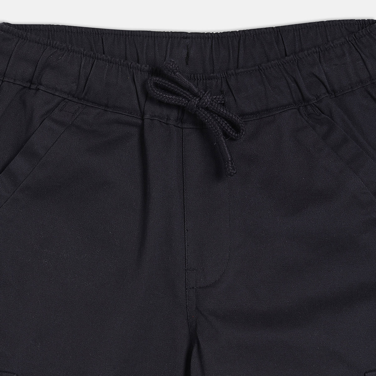 Boys Navy Elasticated Full Length Woven Pant