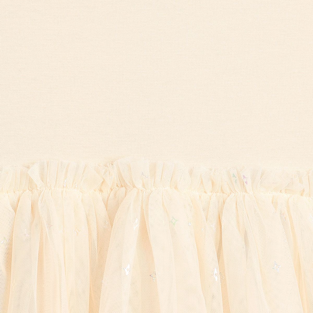 Girls White Round Neck Short Sleeve Dress