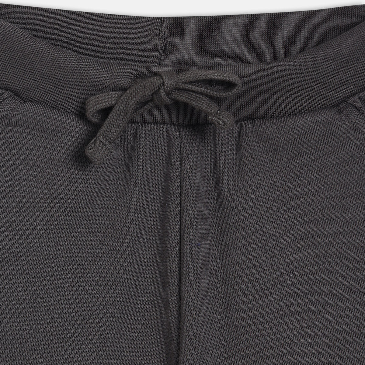 Girls Black Elasticated Full Length Jogger