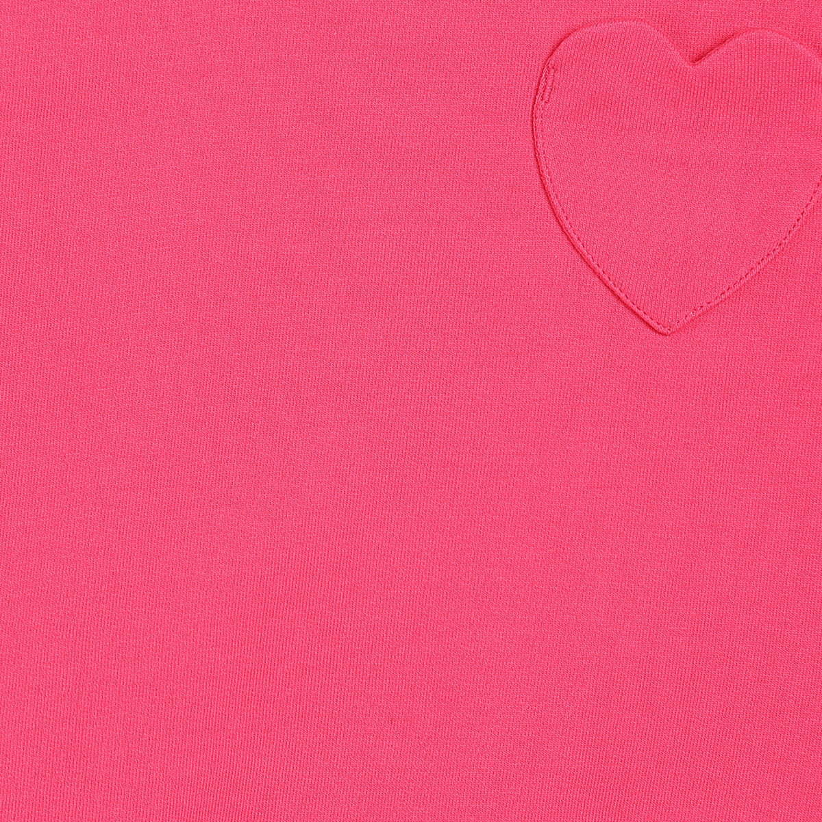Girls Pink Round Neck Solid Sweat Shirt