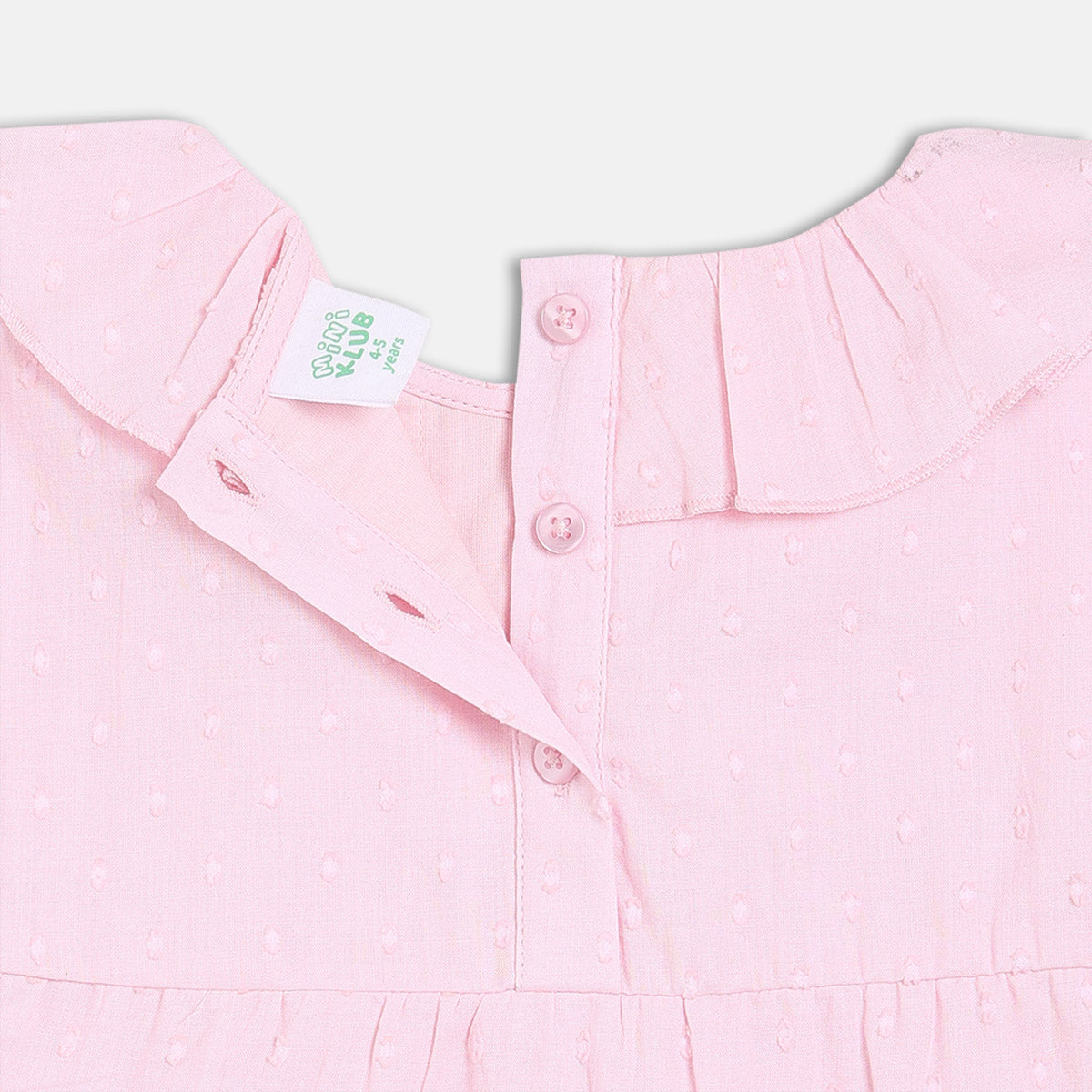 Girls Cotton Full Sleeves Solid Top - Pink