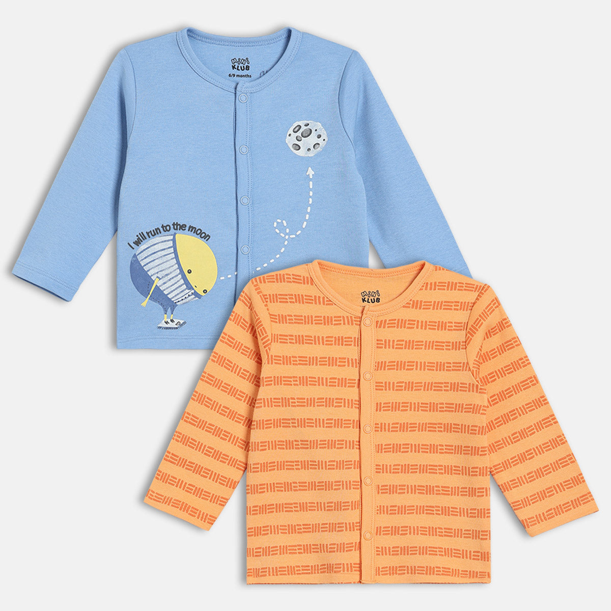 Boys Orange/Green   Front Open Vest