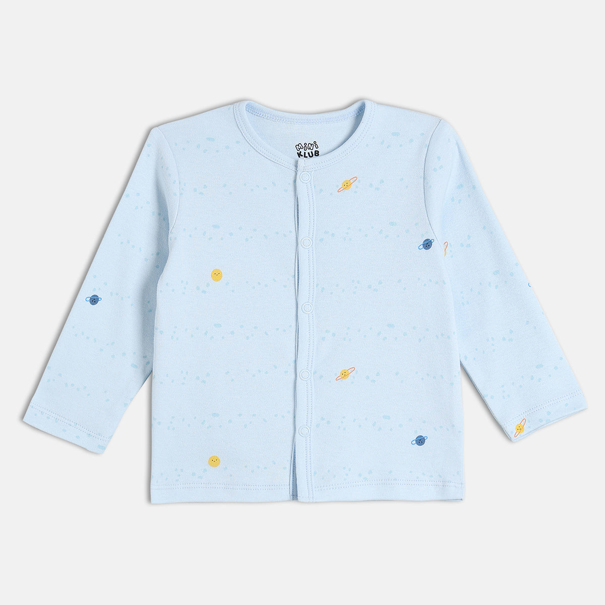 Boys Blue/White Front Open Vest