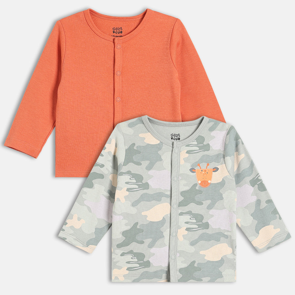 Boys Grey/Rust   Front Open Vest