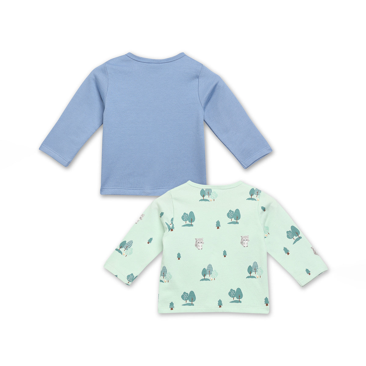 Blue/Green Newborn Boys Front Open Vest