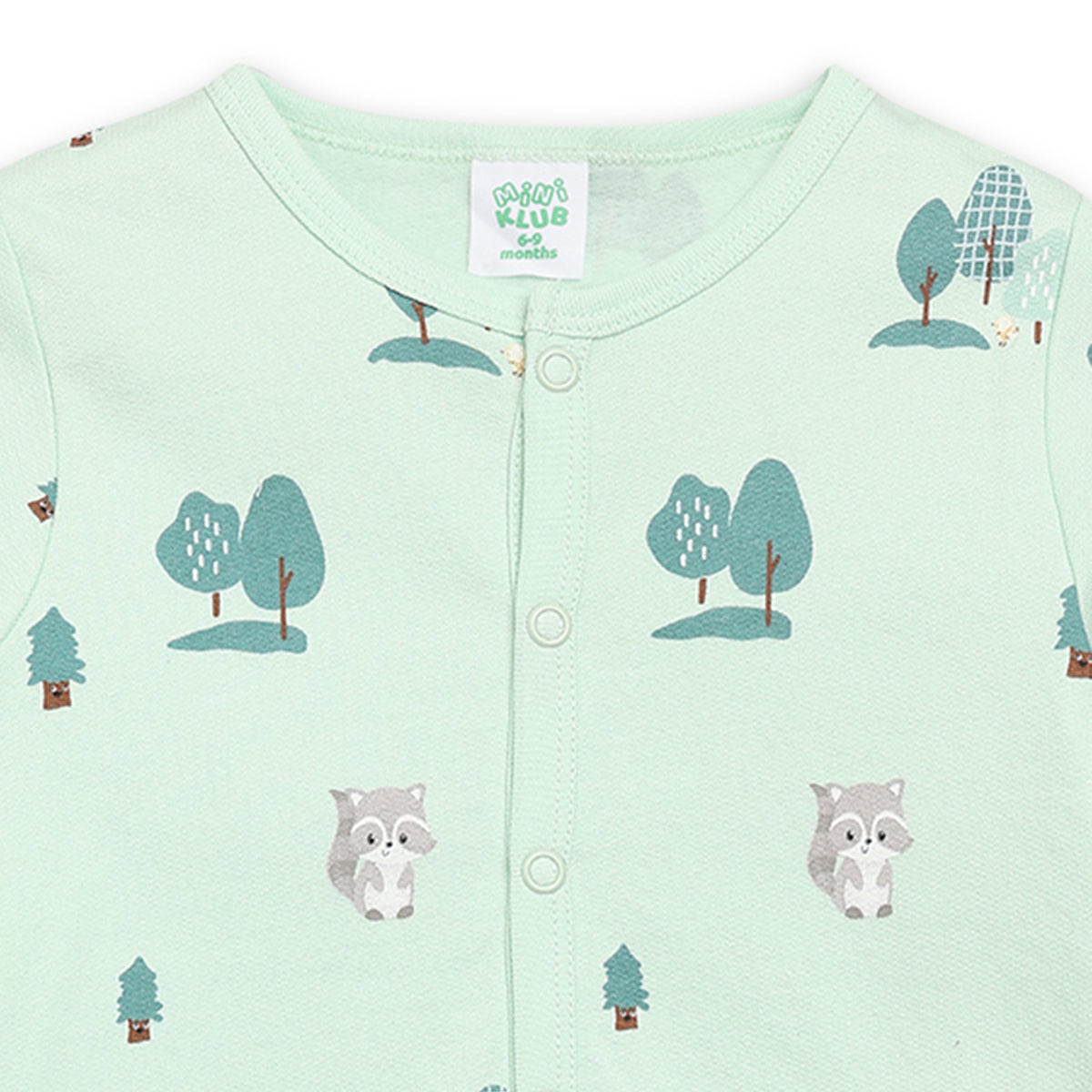 Blue/Green Newborn Boys Front Open Vest