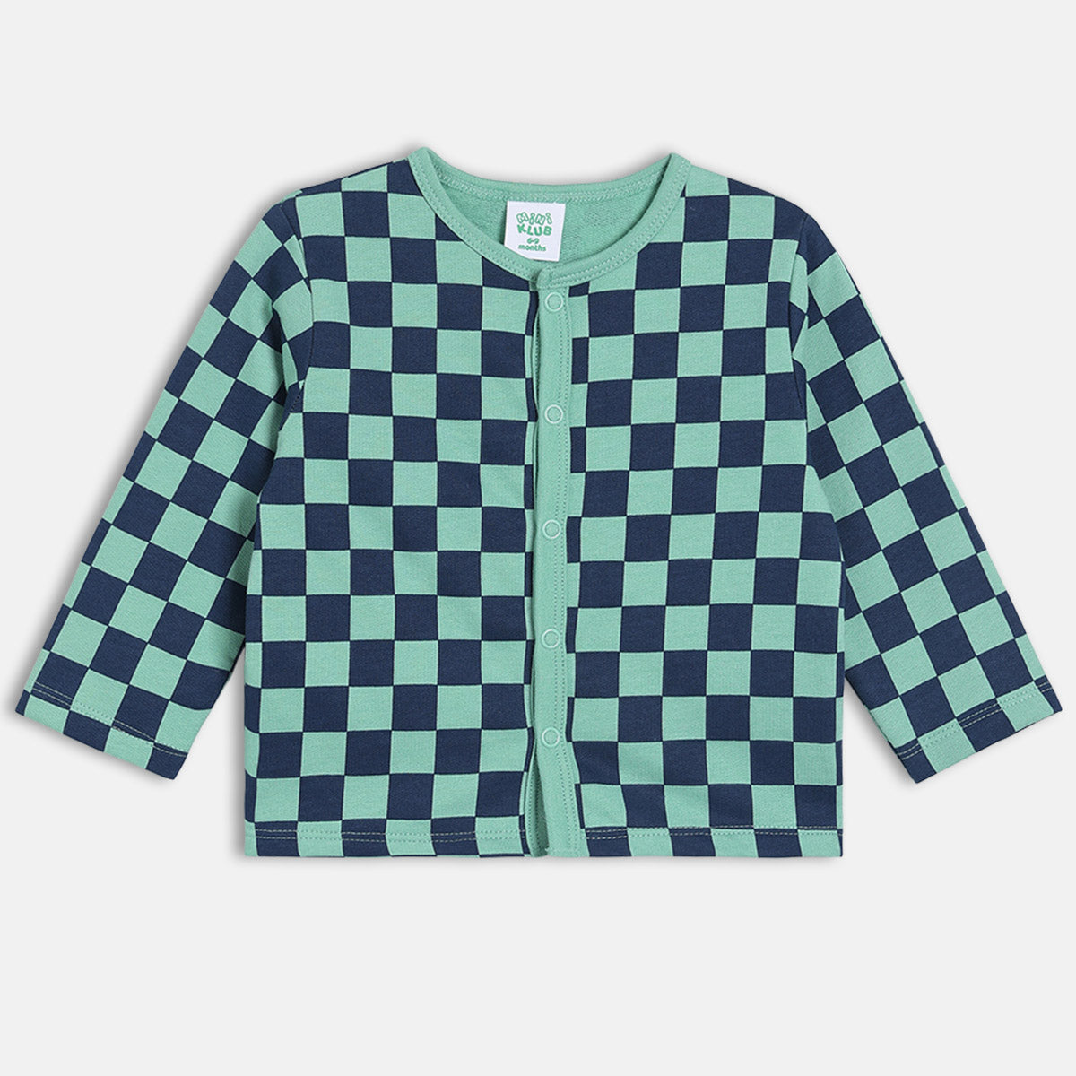 Boys Green/Blue   Front Open Vest