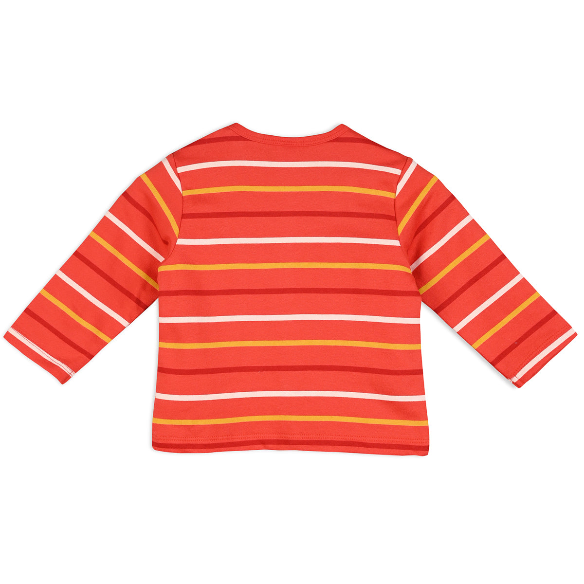 Orange/Red Newborn Boys Front Open Vest