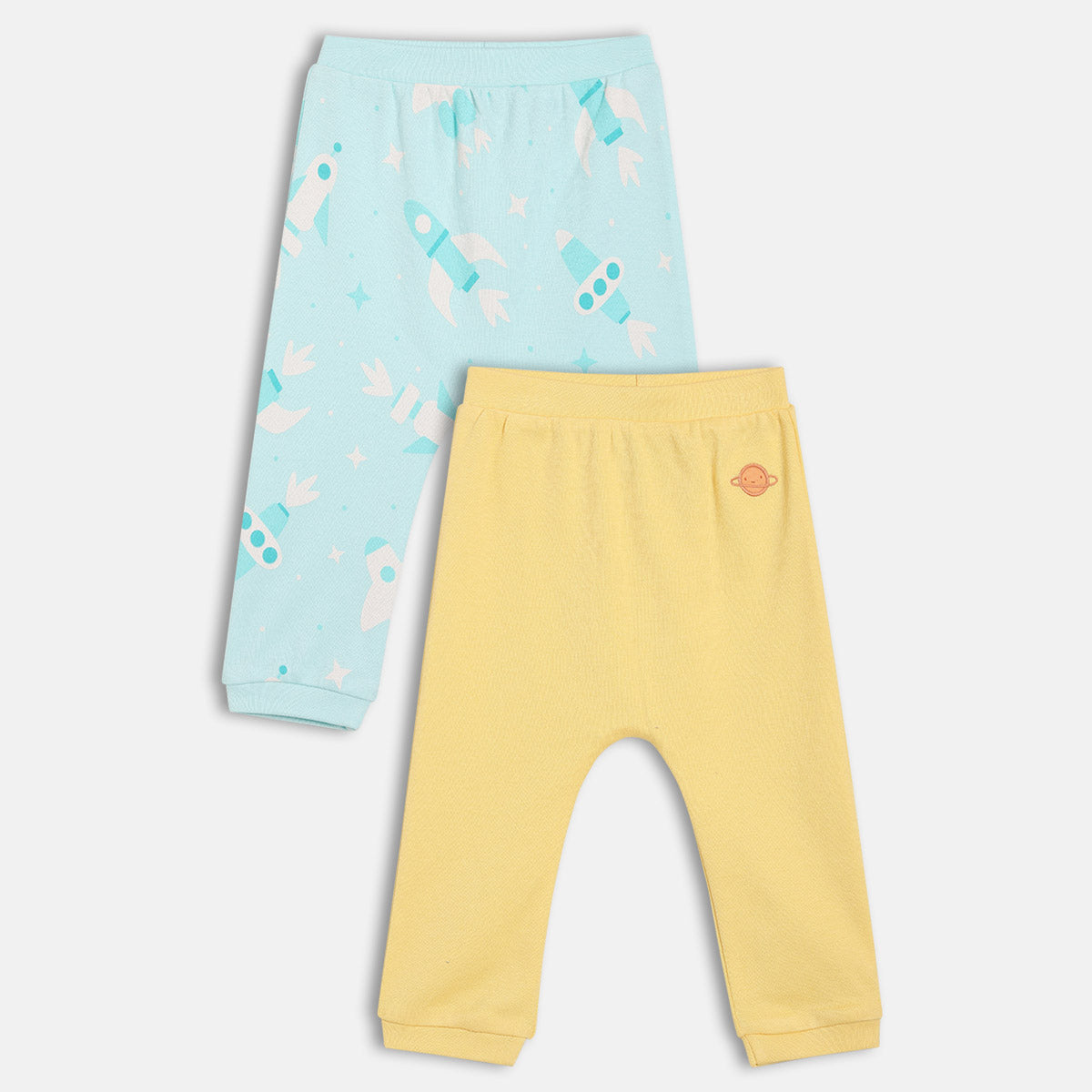 Boys Yellow/Pool   Knit Bottom