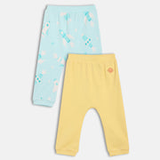Boys Yellow/Pool   Knit Bottom