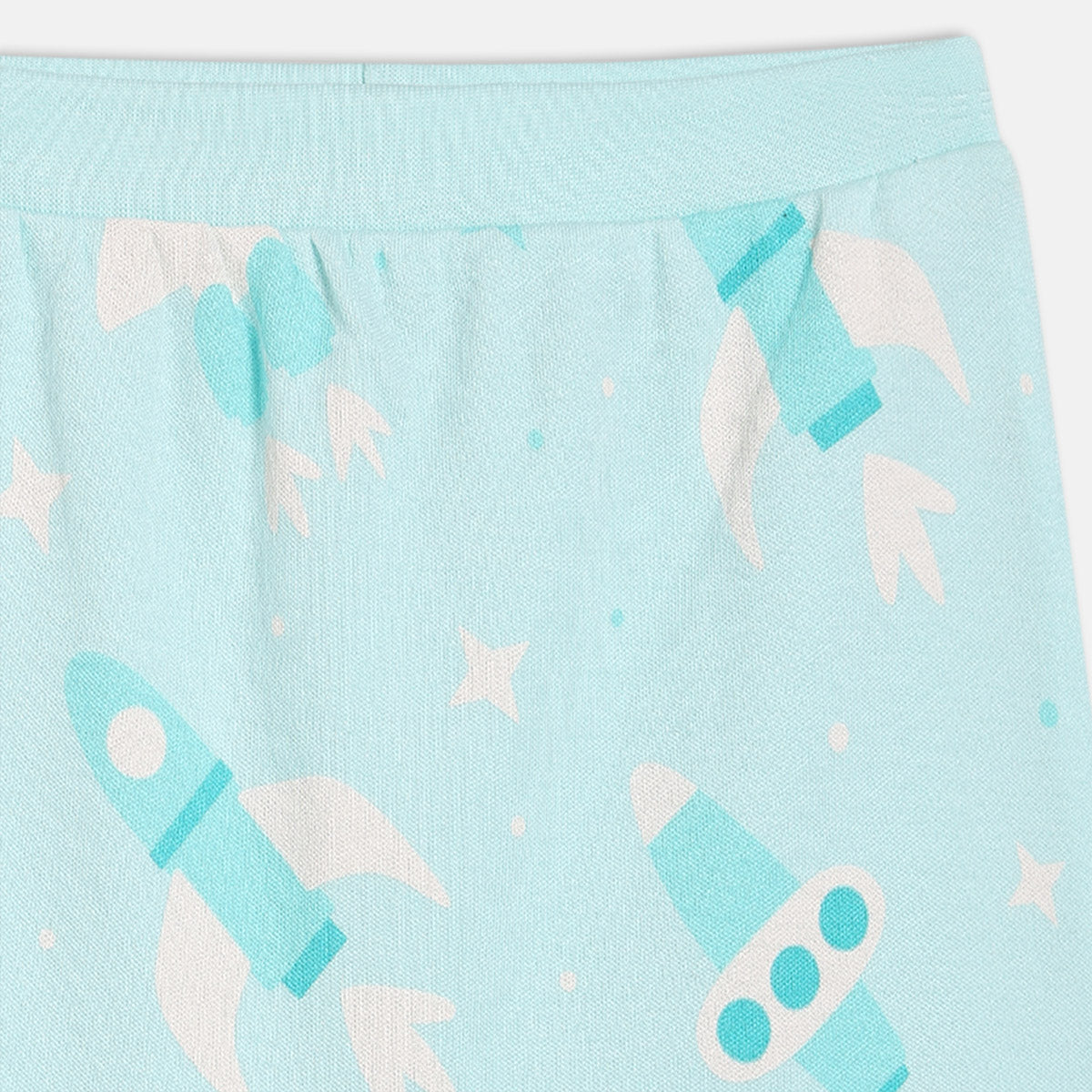 Boys Yellow/Pool   Knit Bottom