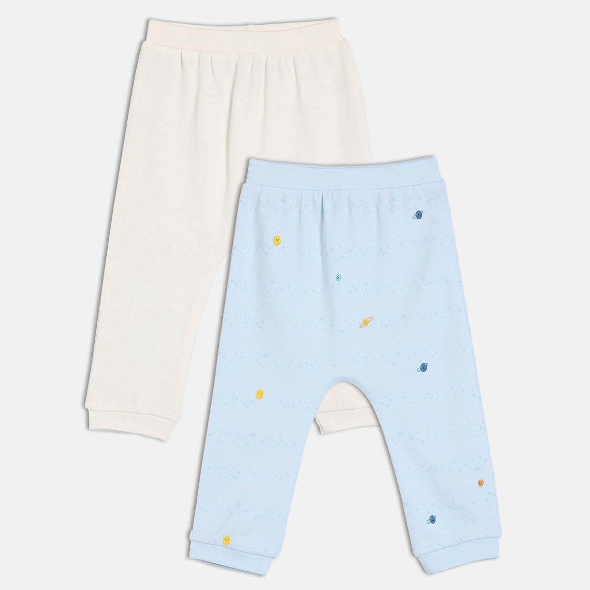Boys Blue/White   Knit Bottom