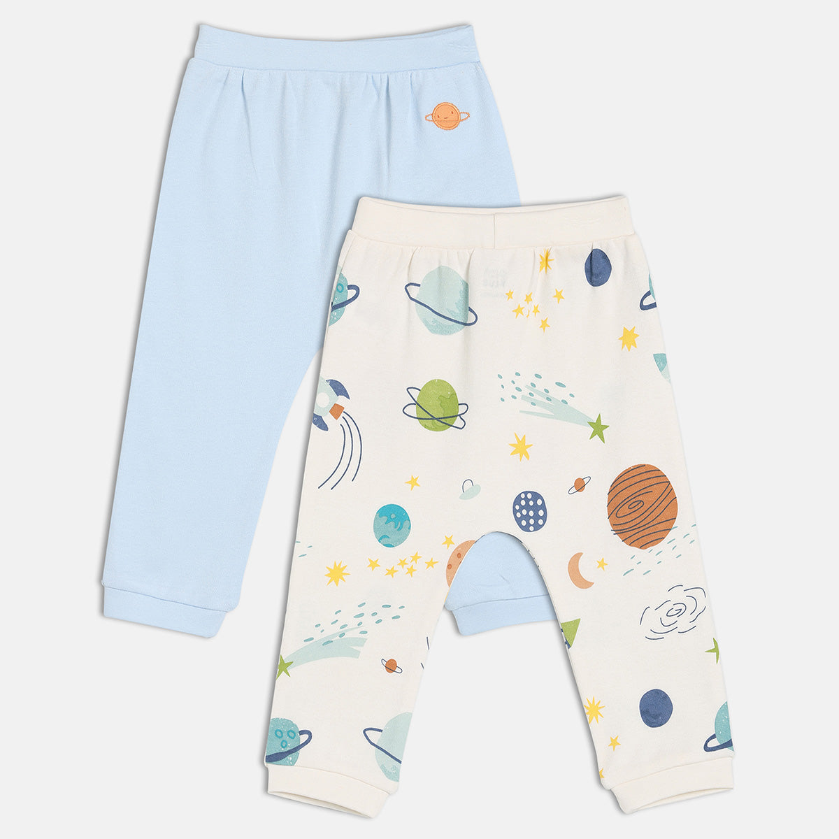 Boys Blue/White   Knit Bottom