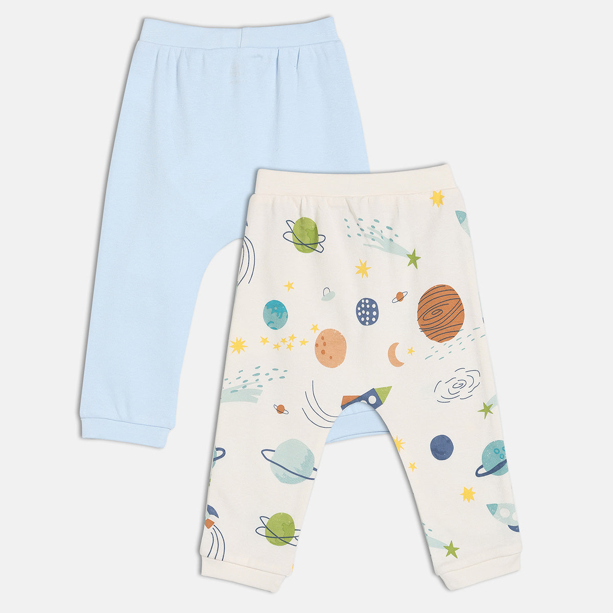 Boys Blue/White   Knit Bottom