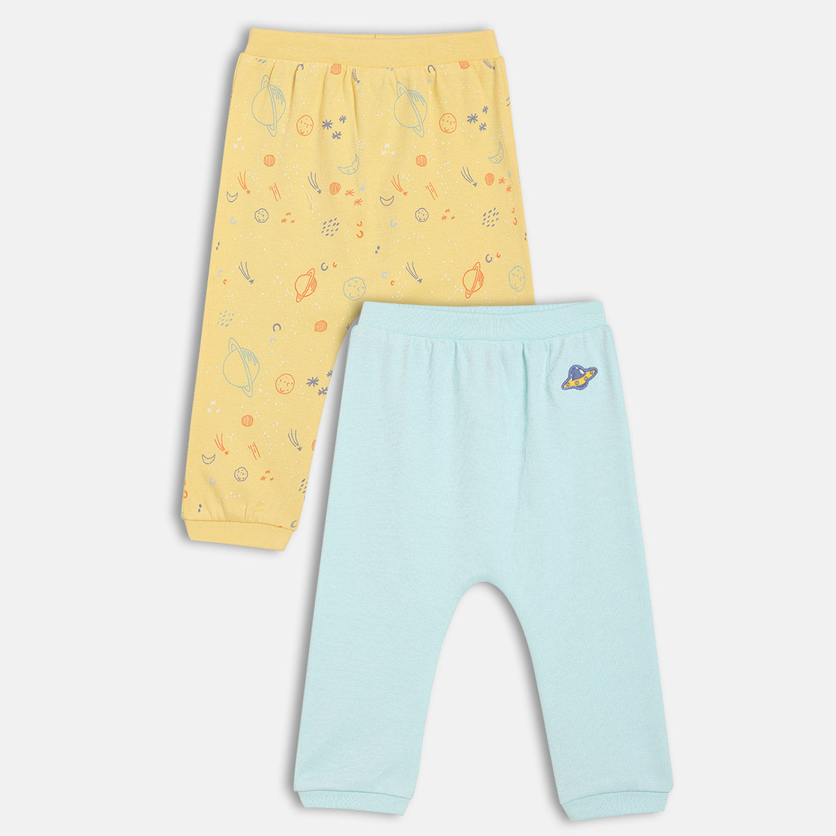 Boys Yellow/Pool   Knit Bottom
