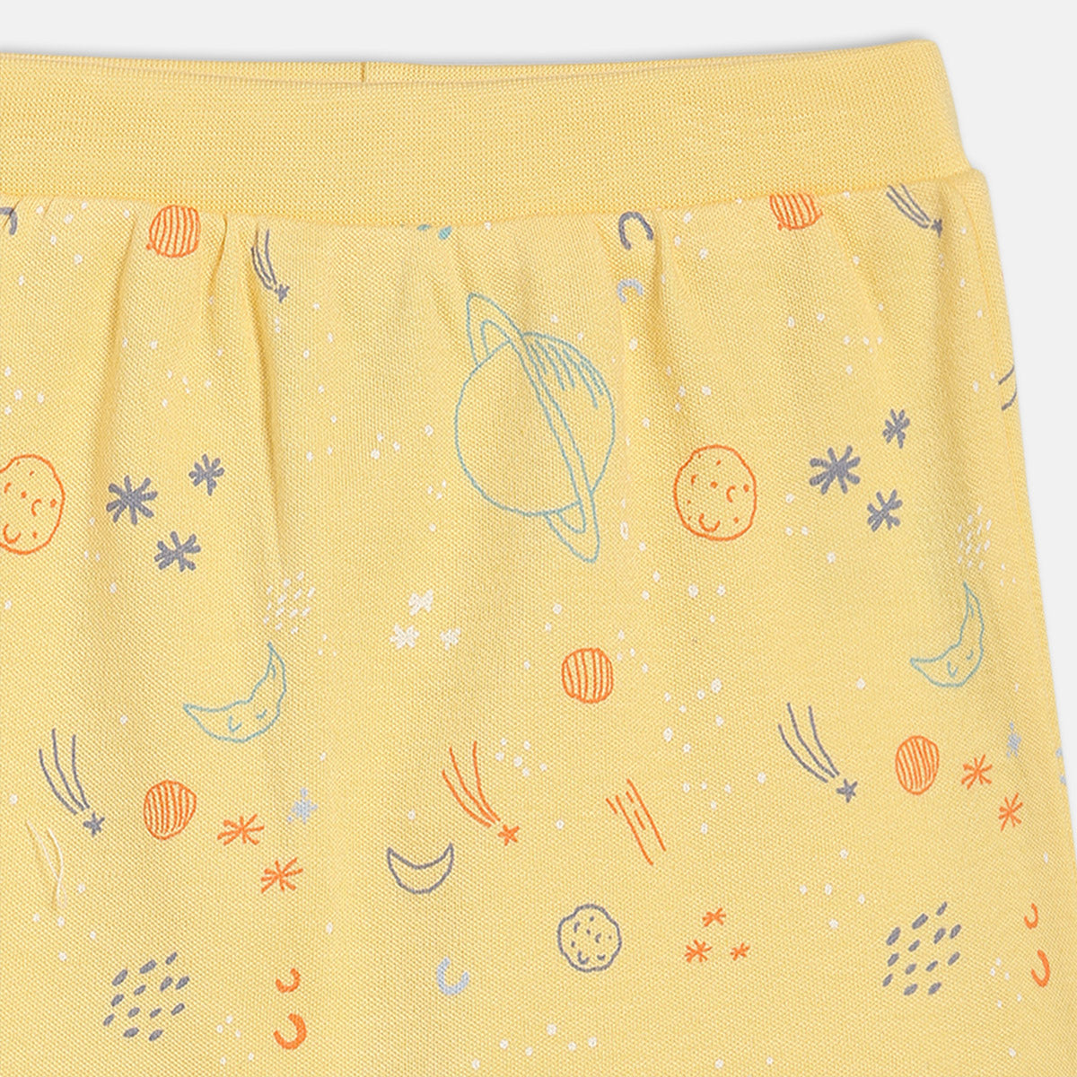 Boys Yellow/Pool   Knit Bottom