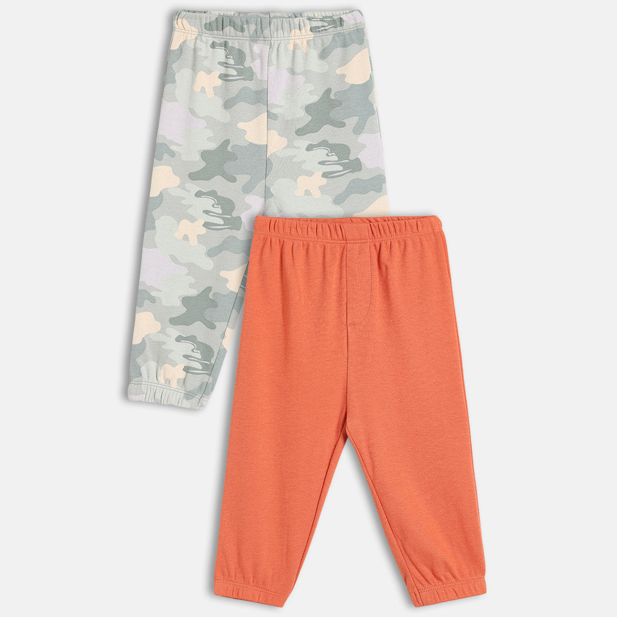 Boys Grey/Rust   Knit Bottom