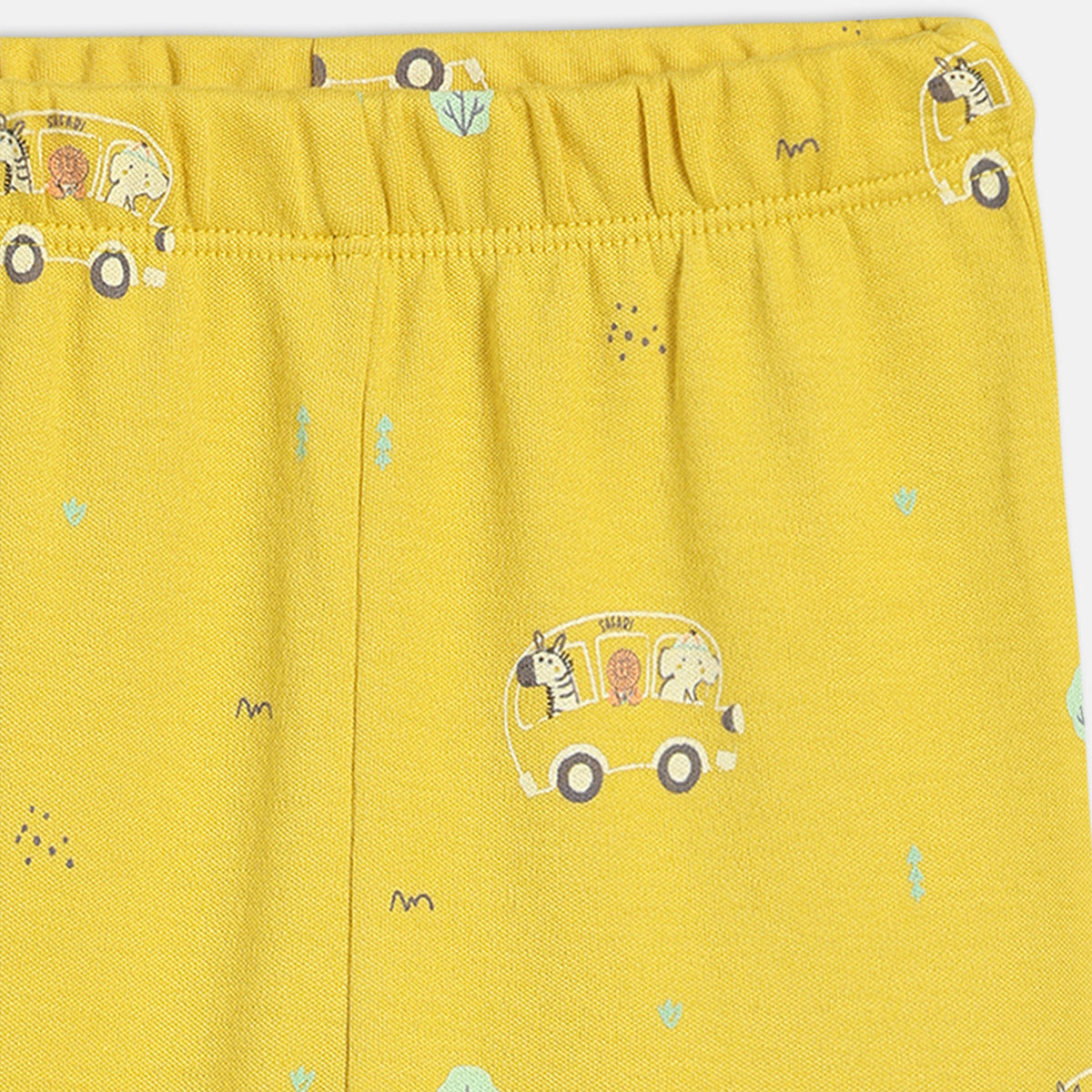 Boys Yellow/Green   Knit Bottom