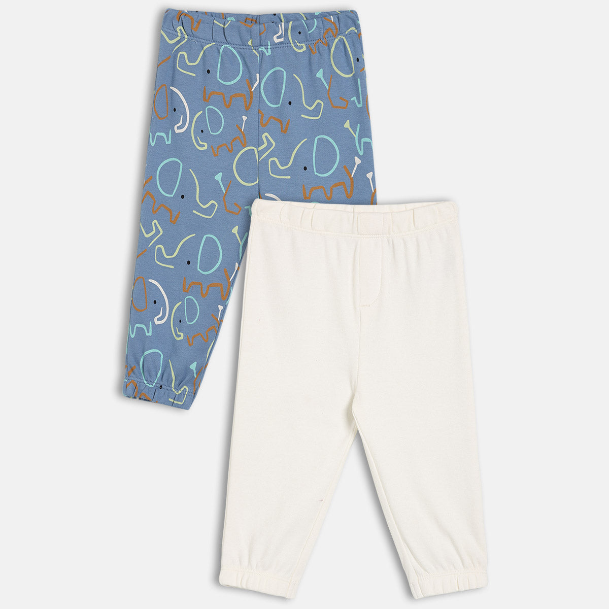 Boys Blue/White   Knit Bottom