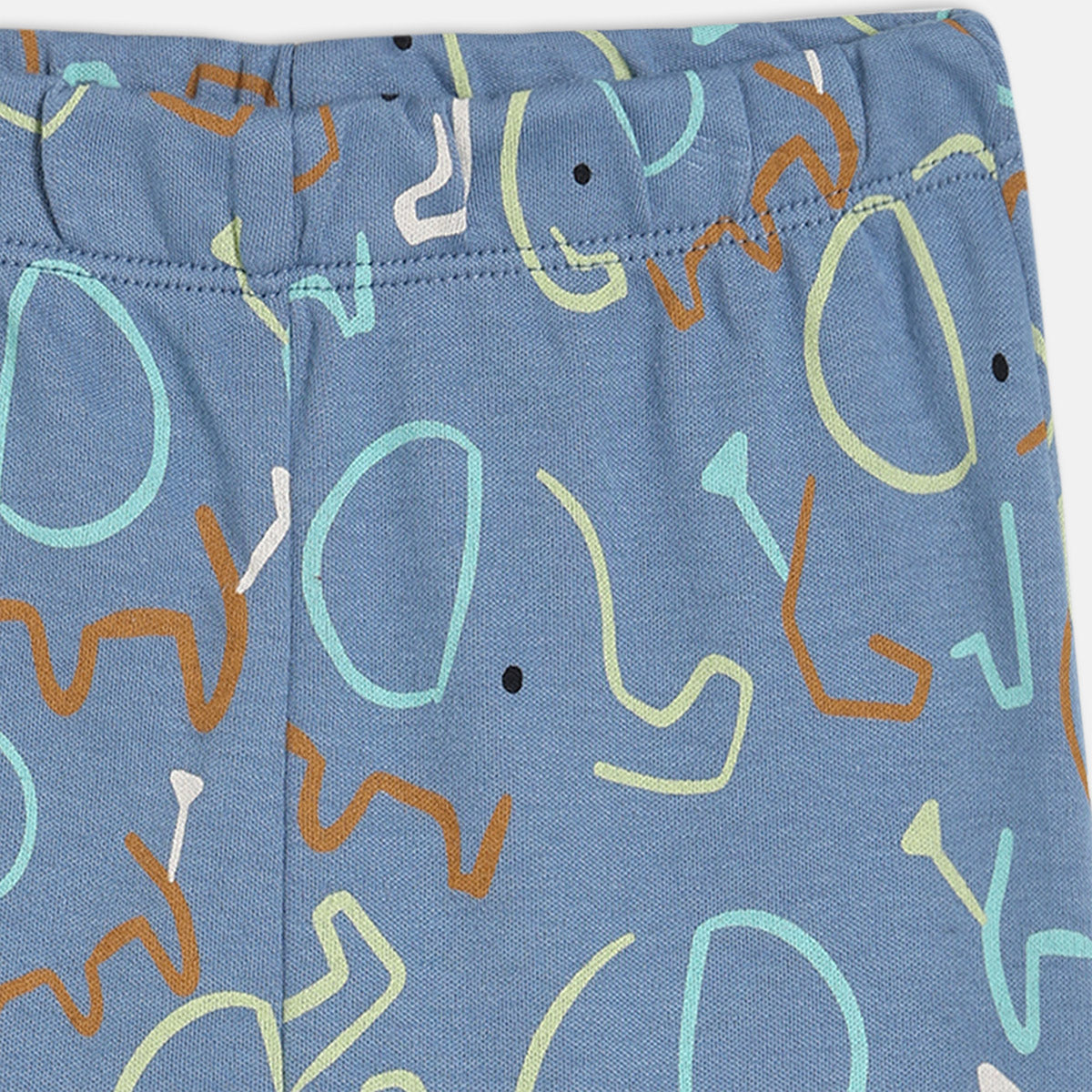 Boys Blue/White   Knit Bottom