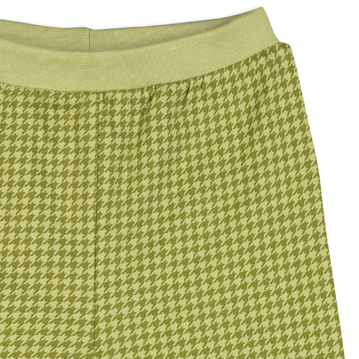 Boys Cotton Pack Of 2 Animal & Geometric Printed Knit Bottoms - Mustard & Olive