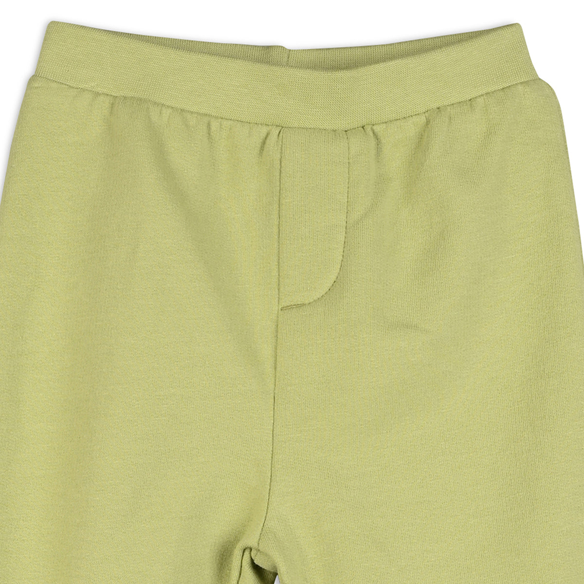 Boys Cotton Pack Of 2 Animal Printed & Solid Knit Bottoms - Olive & Rust