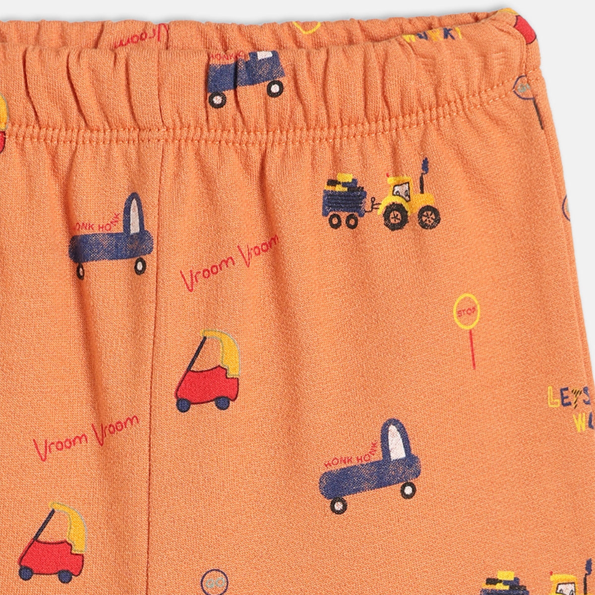 Boys Orange/Red   Knit Bottom