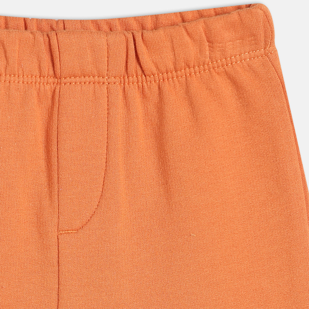 Boys Orange/White   Knit Bottom