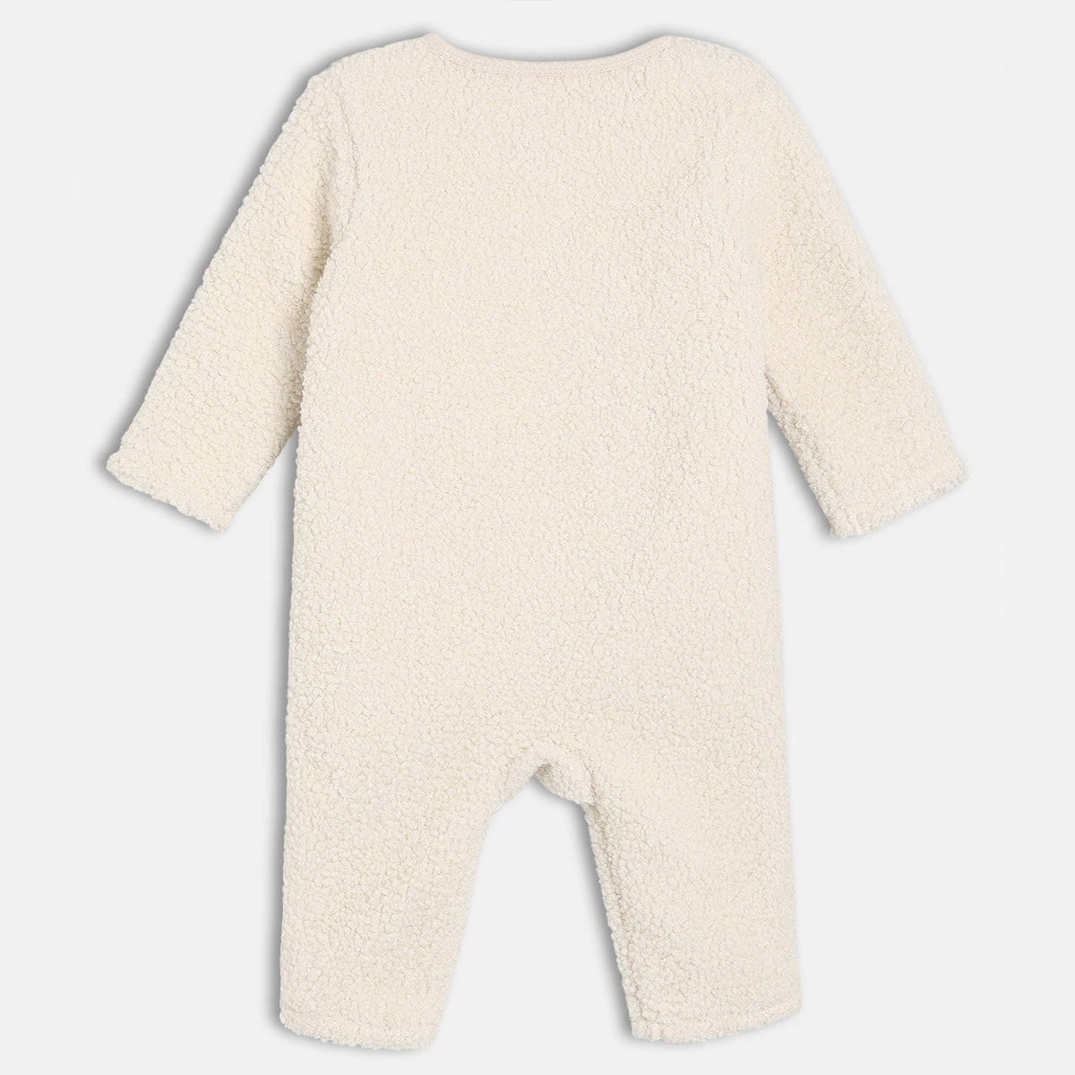 Ecru Newborn Boys Romper