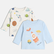 Boys Blue/White   T-Shirt