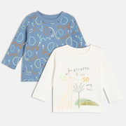 Boys Blue/White   T-Shirt