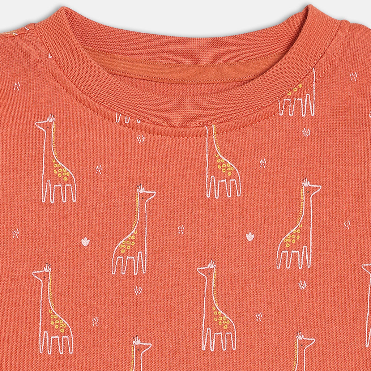 Boys Rust/Yellow   T-Shirt