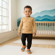 Brown/Red Newborn Boys T-Shirt
