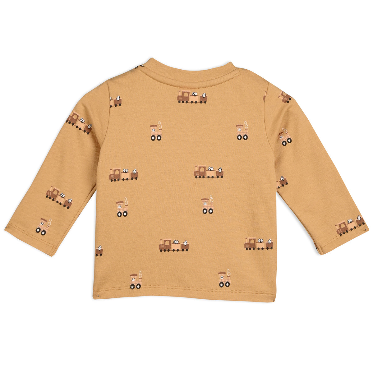Brown/Red Newborn Boys T-Shirt