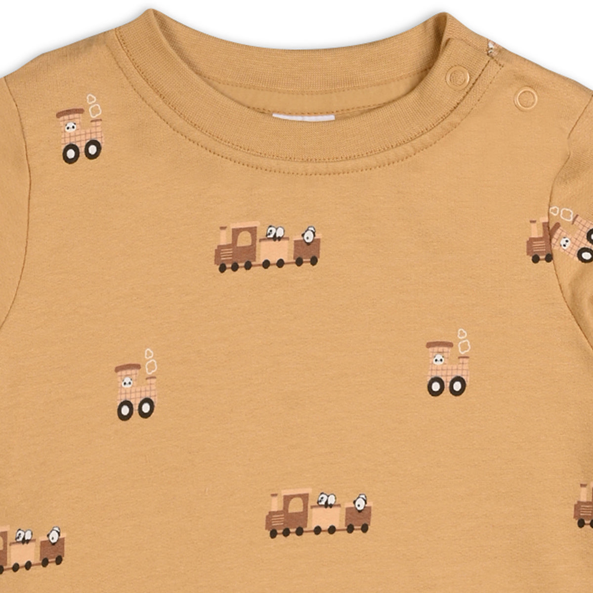 Brown/Red Newborn Boys T-Shirt