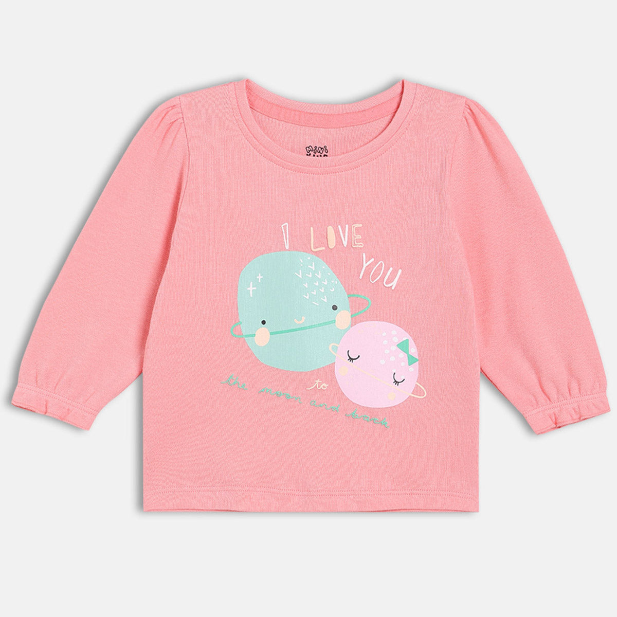 Girls Yellow/Pink Front Open Full Sleeve Knit Top