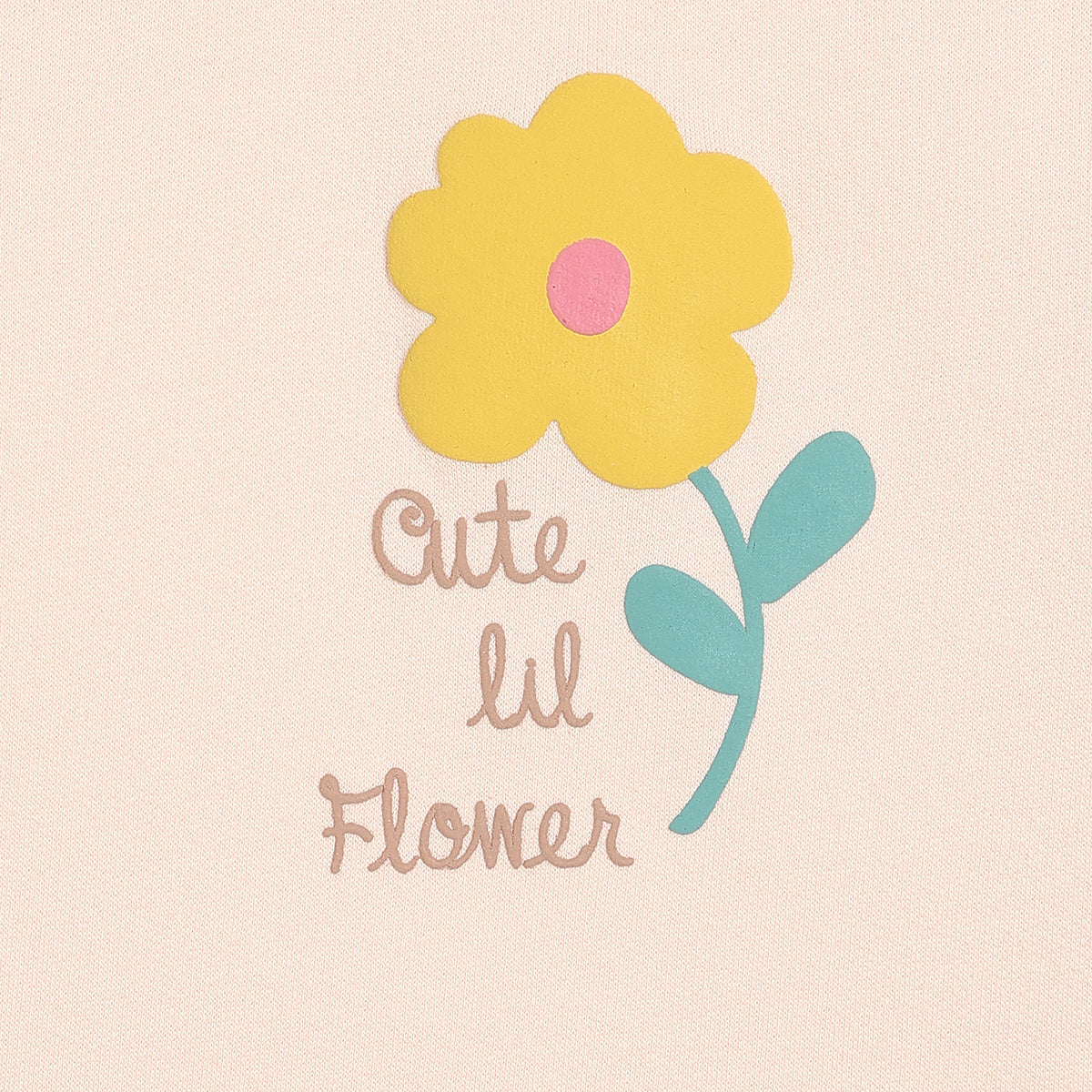 Girls Cotton Pack Of 2 Full Sleeves Floral Printed Knit Tops -Yellow & Pink