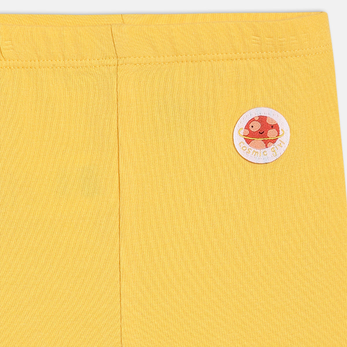 Girls Multi/Yellow Elasticated Full Length Leggings