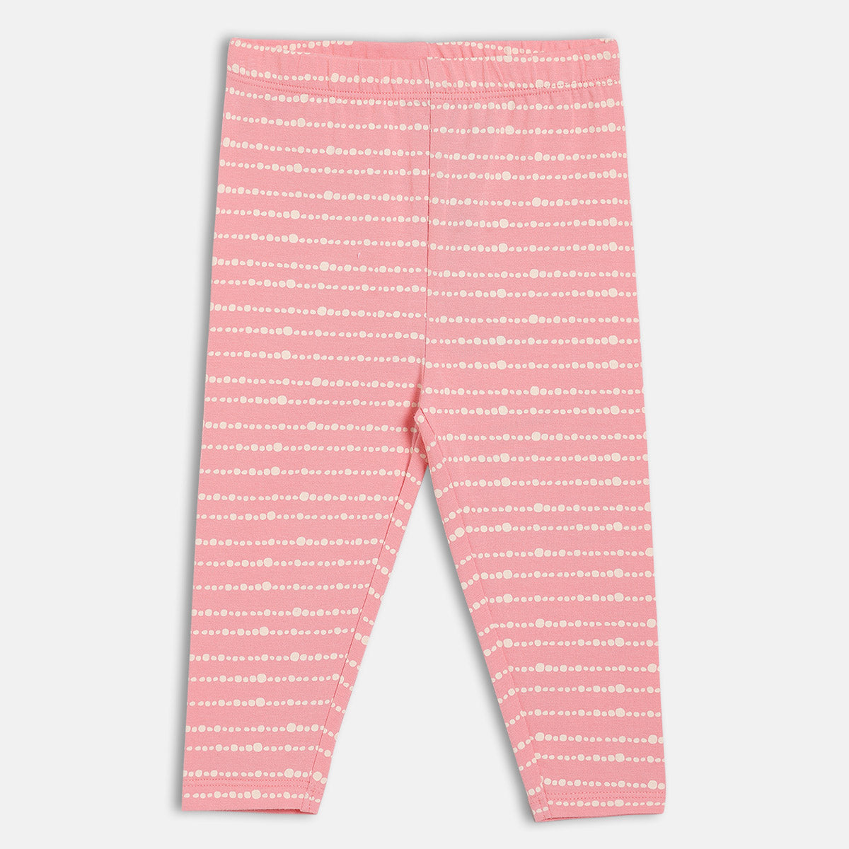 Girls Pink/Blue Elasticated Full Length Leggings