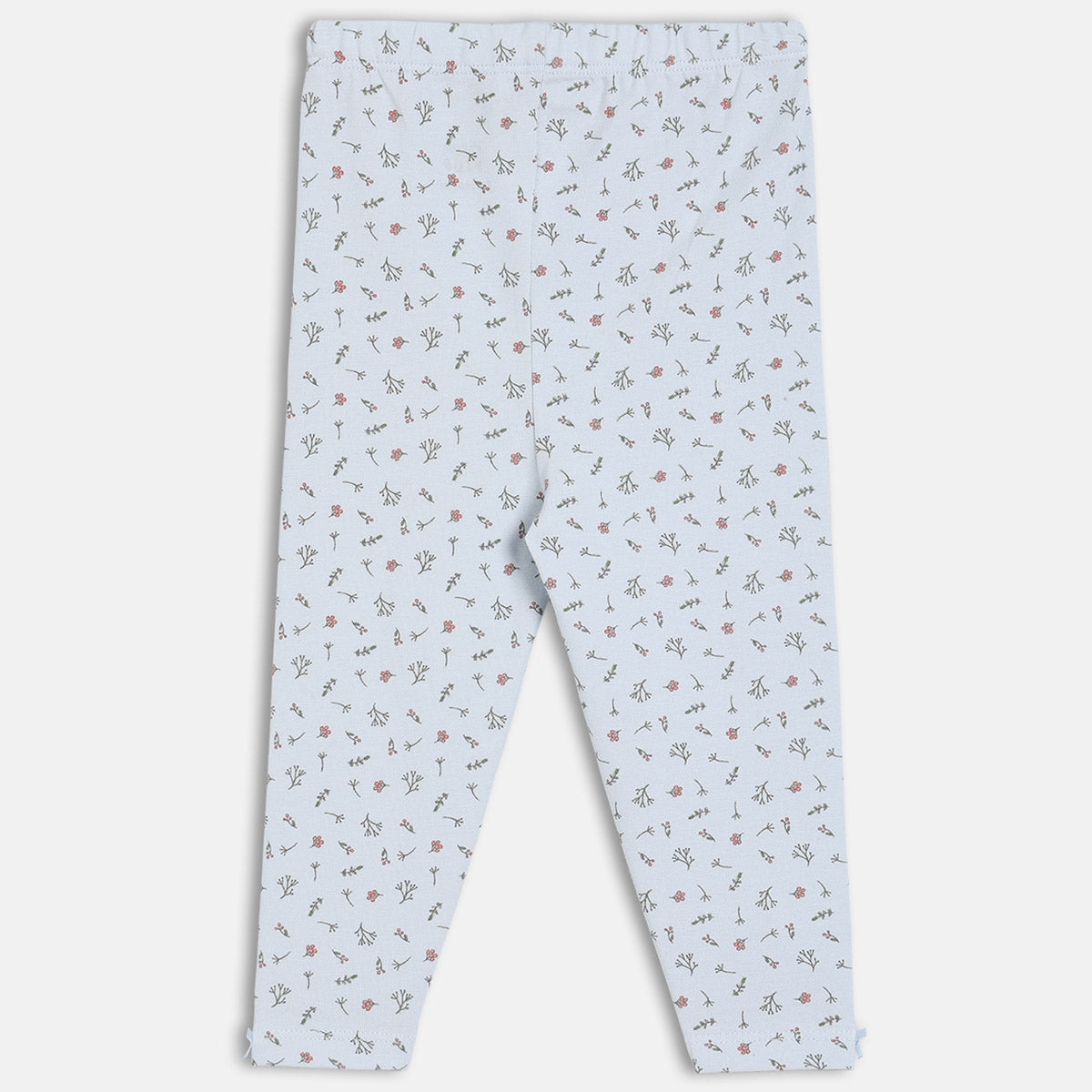 Girls Blue/Pink Elasticated Full Length Leggings