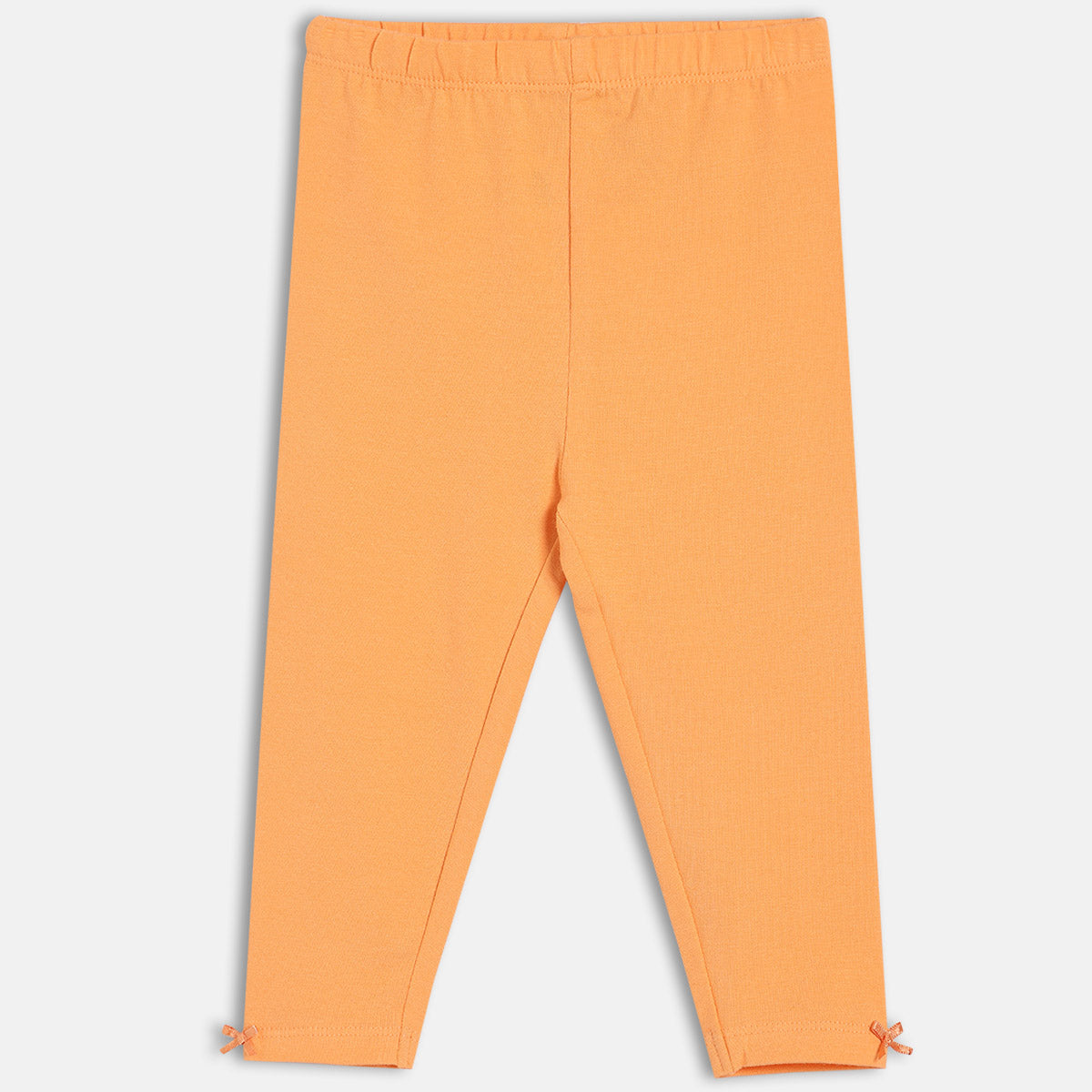 Girls Pink/Orange Elasticated Full Length Leggings
