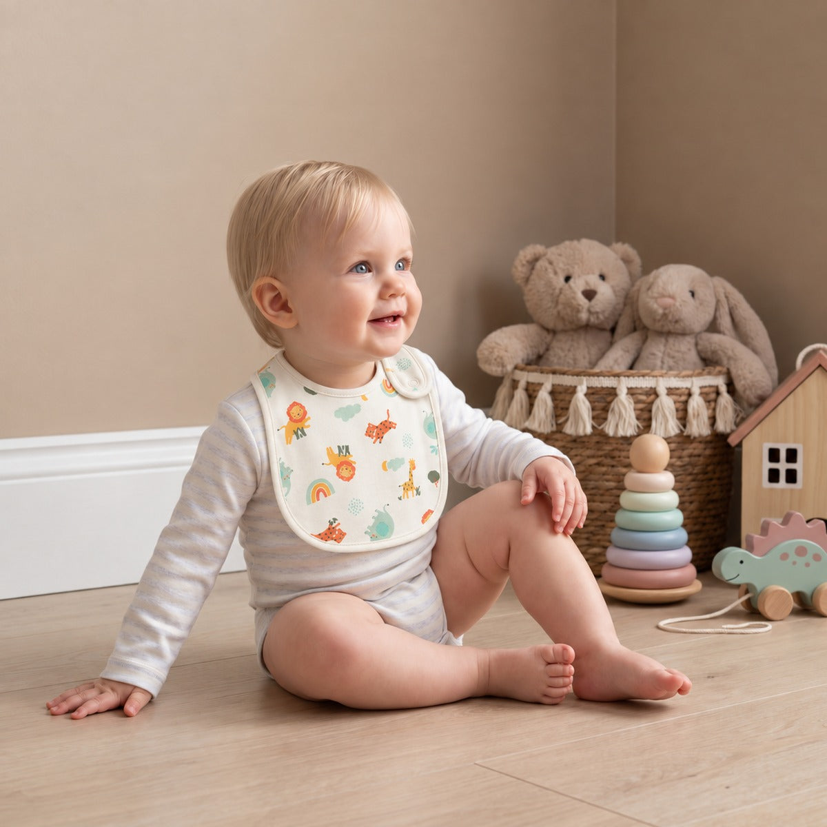 Baby Unisex Pack of 5  Gift Set with Cardigan, Multicolour