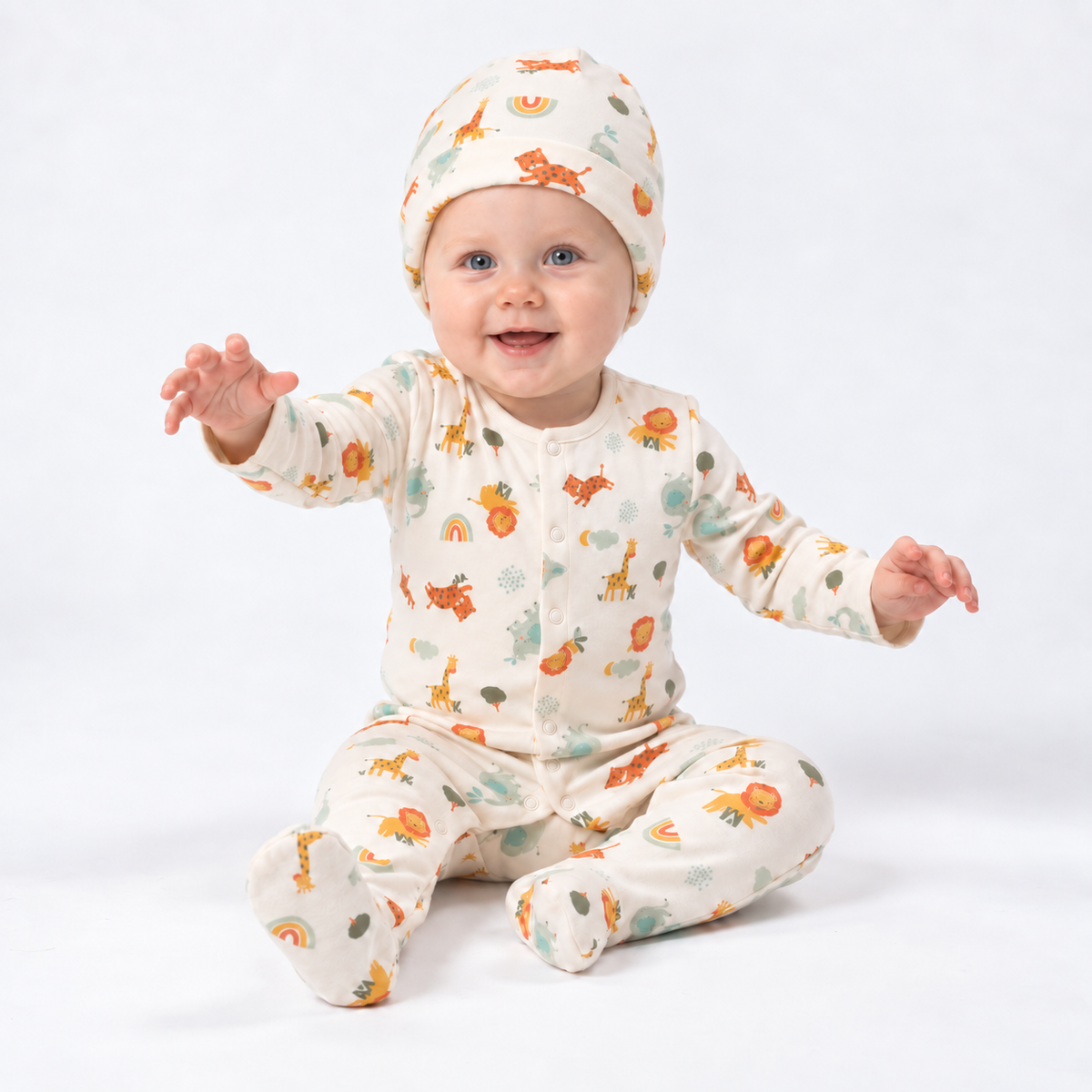 Baby Unisex Pack of 5  Gift Set with Cardigan, Multicolour