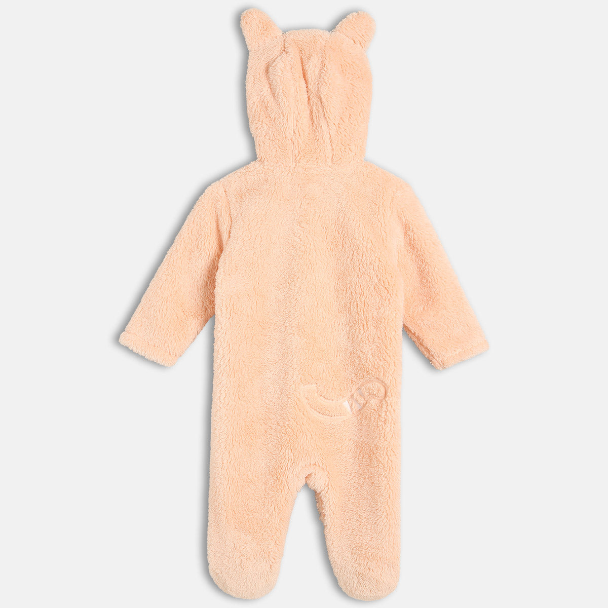 Unisex Cotton Full Sleeves Solid Sleepsuit - Pink