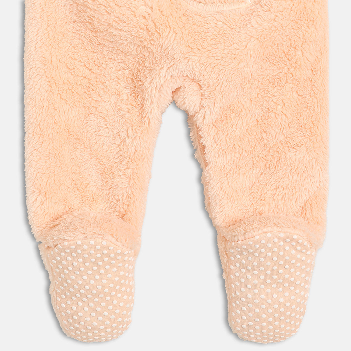 Unisex Cotton Full Sleeves Solid Sleepsuit - Pink