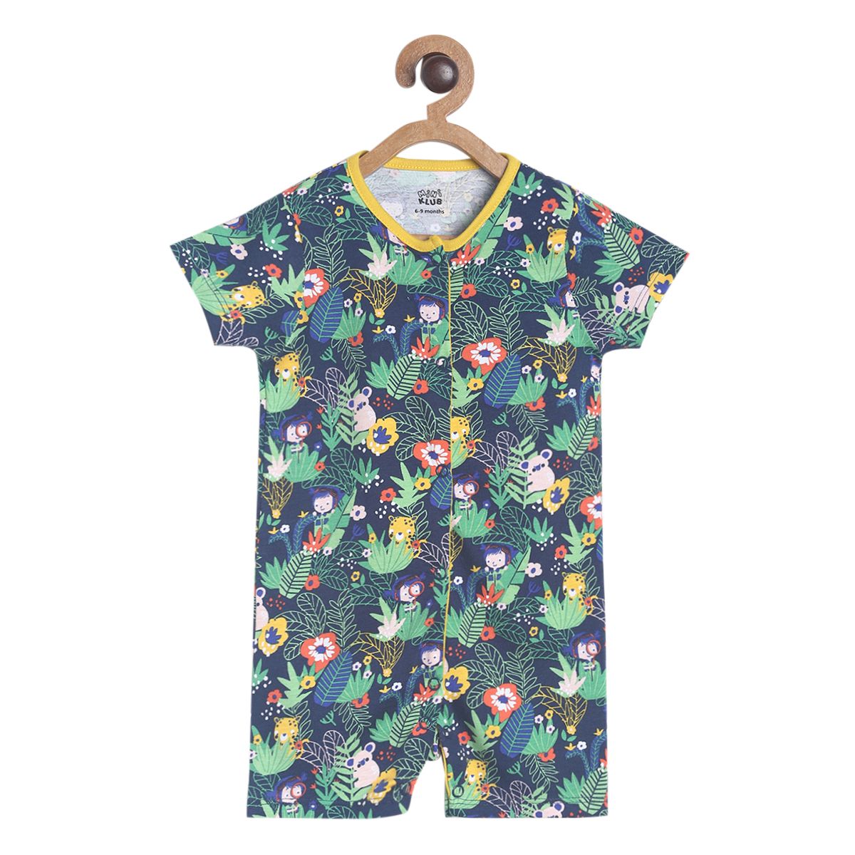 Pack of 2 romper - dark greyish blue for New Born