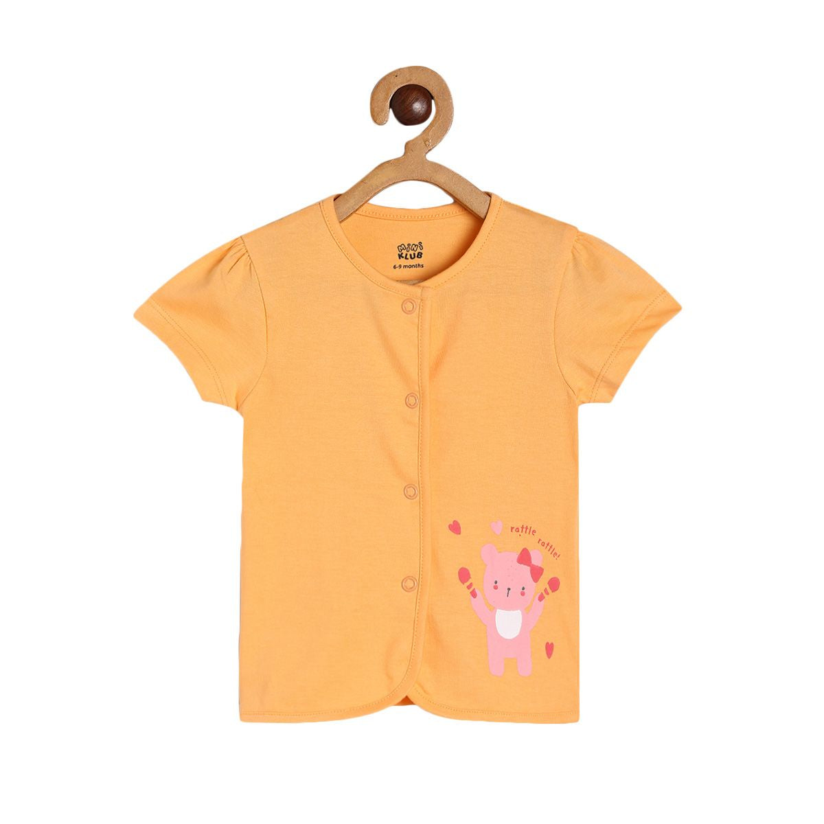 Girls Multicolor Pack Of 3 Front Open Vest