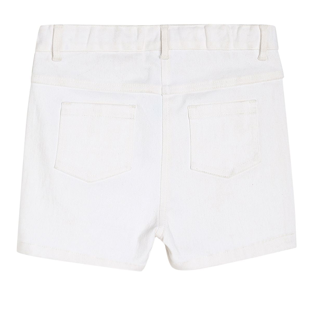 Girls White Pack Of 1 Shorts