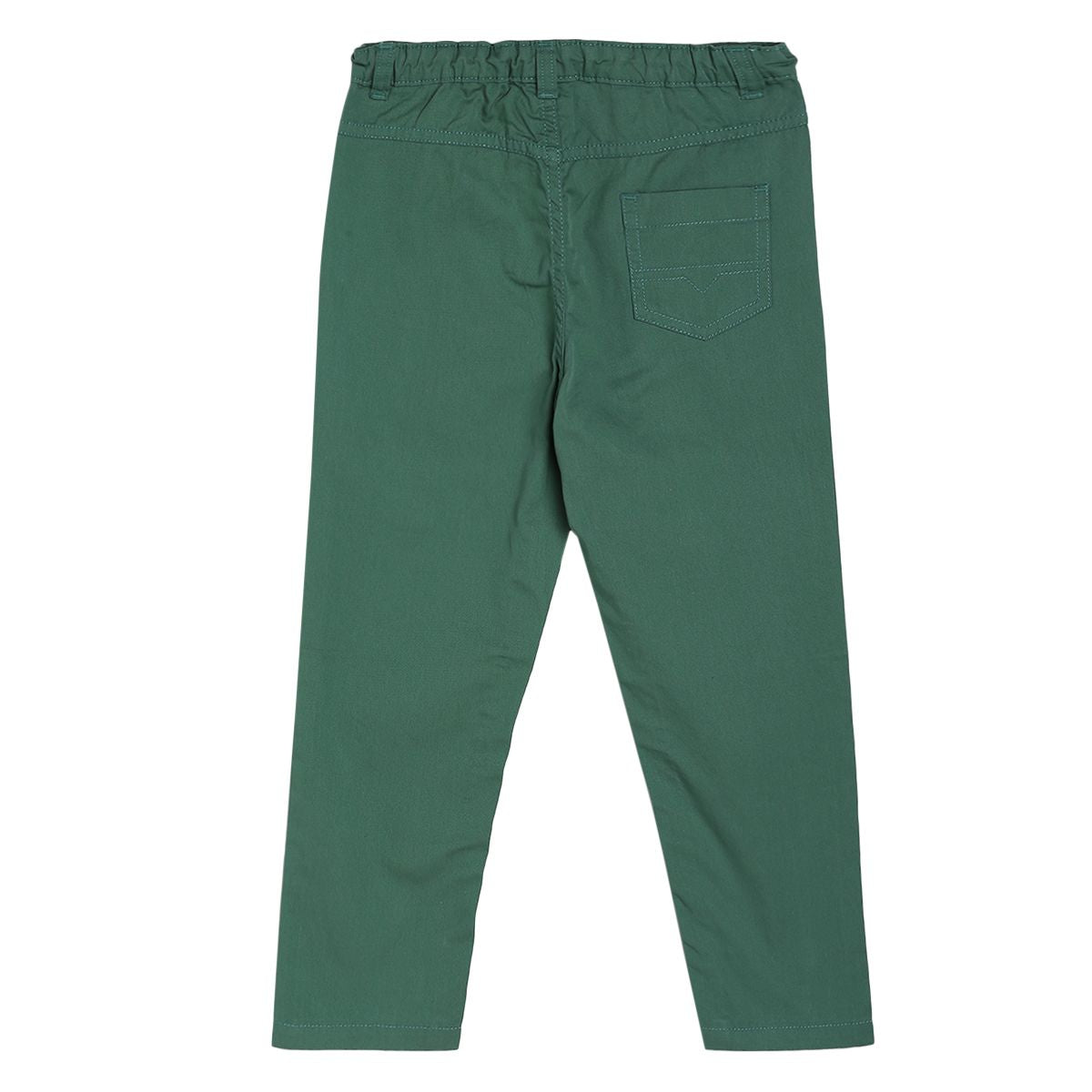 Boys Olive Pack Of 1 Woven Pant